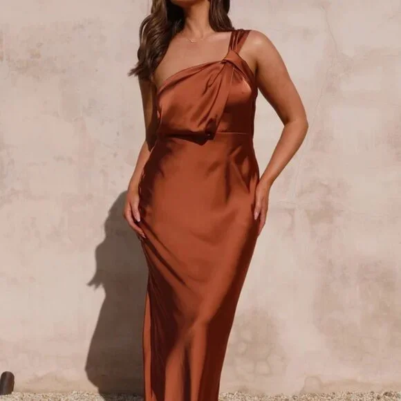Billy J | Dresses | Billyj Greta Maxi Dress Copper Size 8 Aus | Poshmark